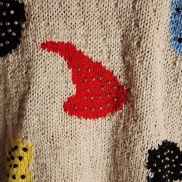 Quality Made Vintage Hand Knitted By Oma Sweater - Picture 3 of 9